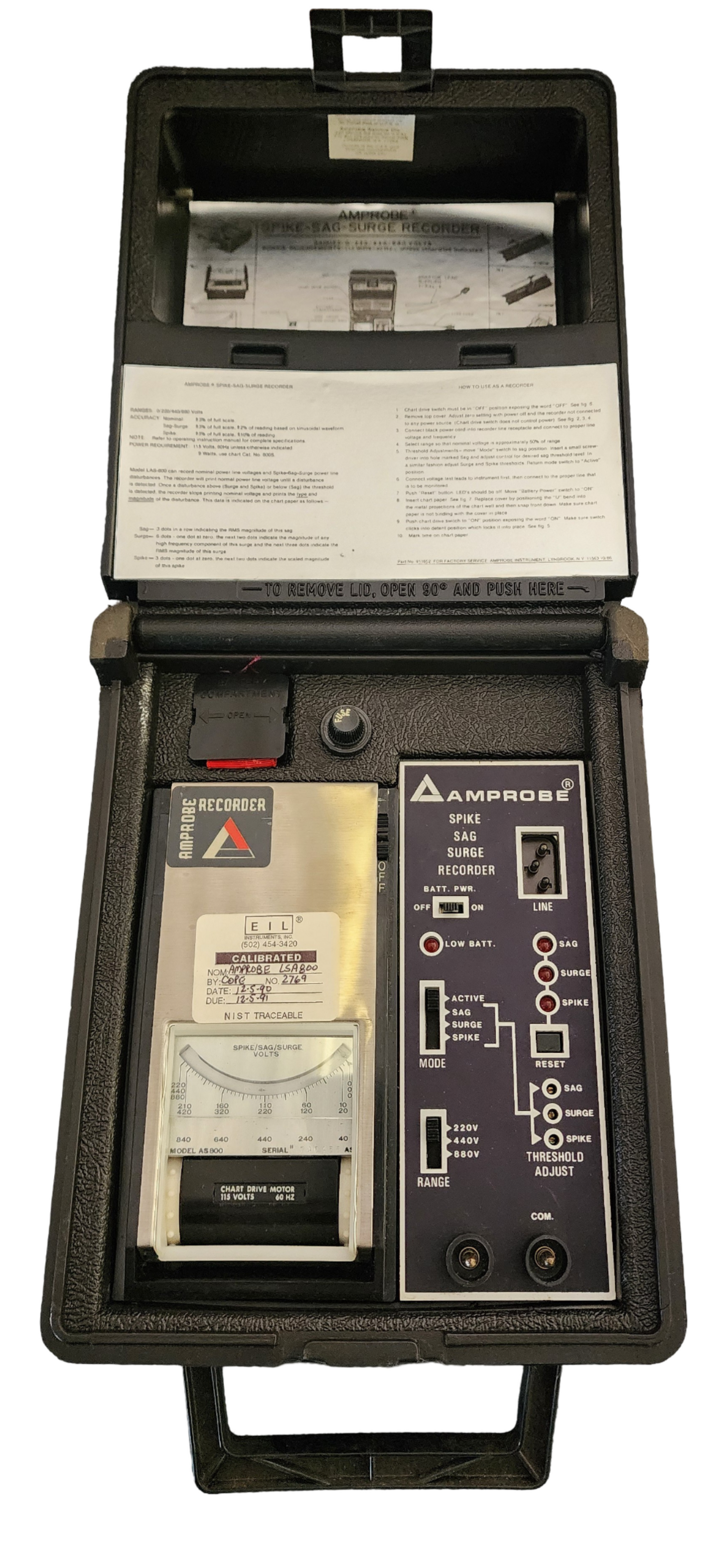 LAS-800 enables users to analyze and document fluctuations in electrical power, helping to diagnose and prevent potential damage to sensitive equipment and systems.