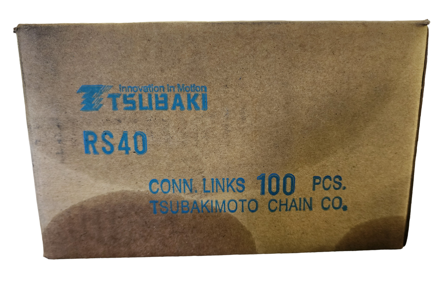 Tsubaki RS40-1 Conveyor Chain Connecting Link - Pack of 100, Industrial Grade