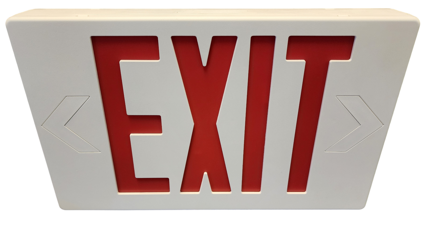 BriteWay Pack of 5 LED Exit Signs - Energy-Efficient, Bright Illumination, Easy Installation