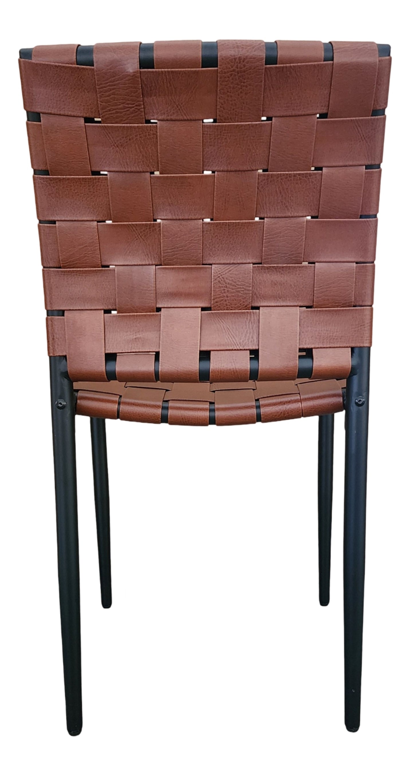 2-Pack Project 62 Wellfleet Armless Dining Chair - Brown Faux Leather