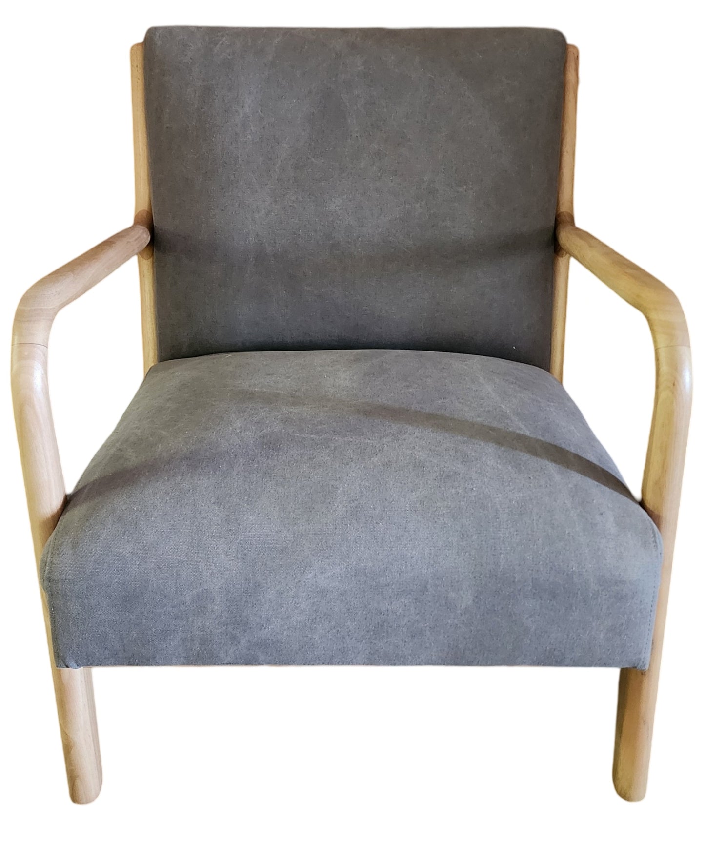 Threshold Esters Wood Arm Chair - Charcoal Gray with Natural Finish