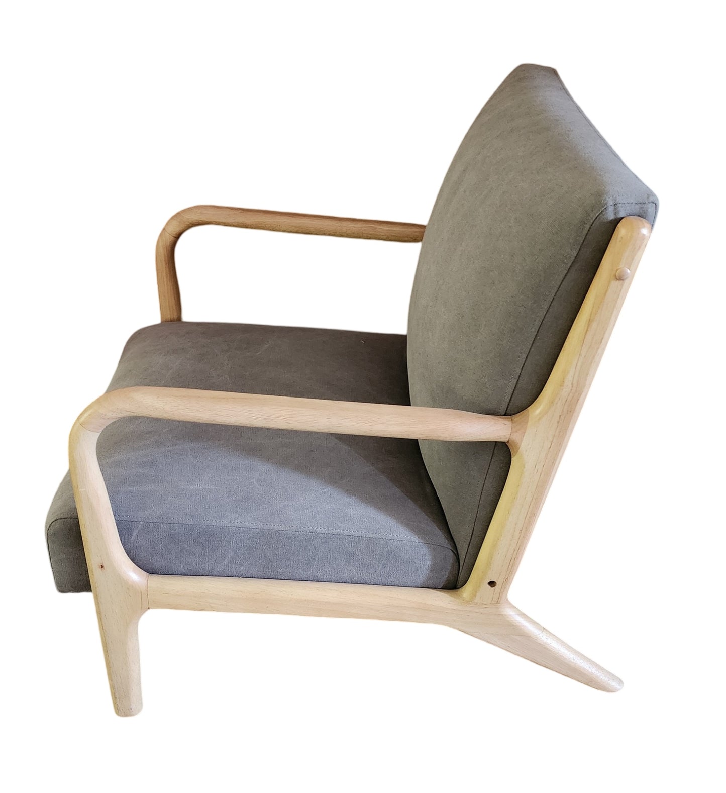 Threshold Esters Wood Arm Chair - Charcoal Gray with Natural Finish