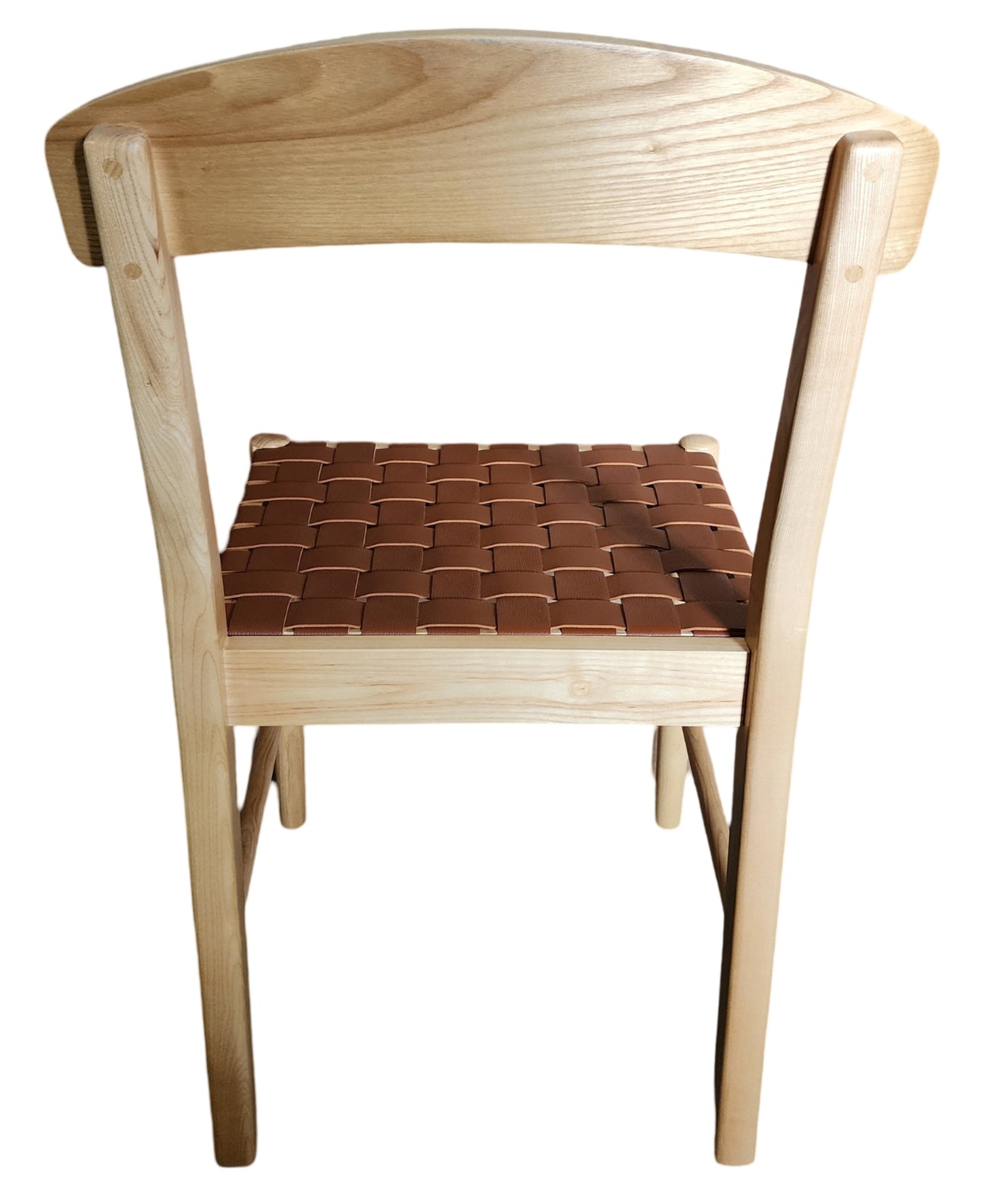 Threshold Cliff Haven Solid Wood Dining Chair with Woven PU Seat