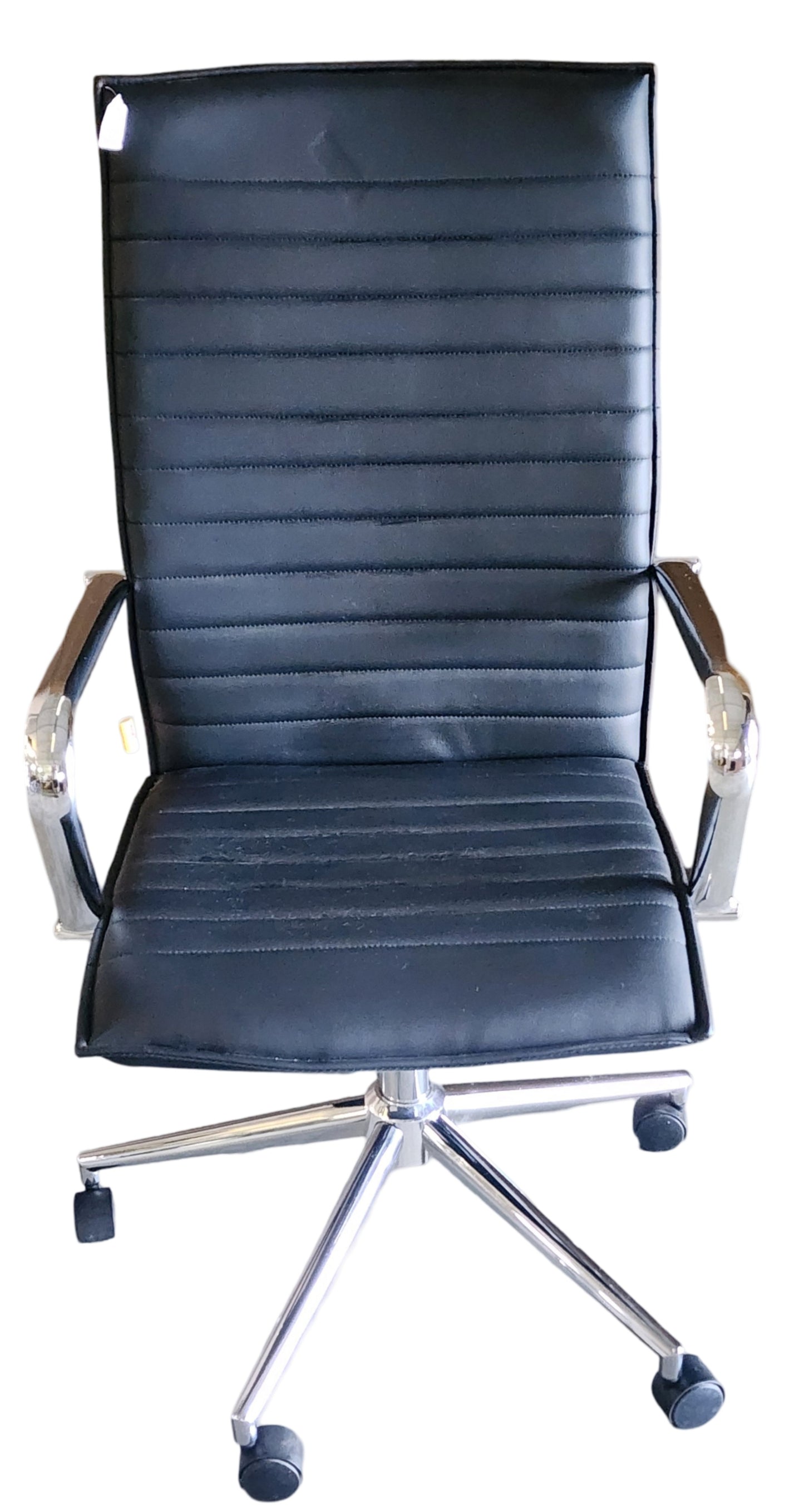 OfficeSource Ridge Collection Executive High Back Task Chair with Chrome Base