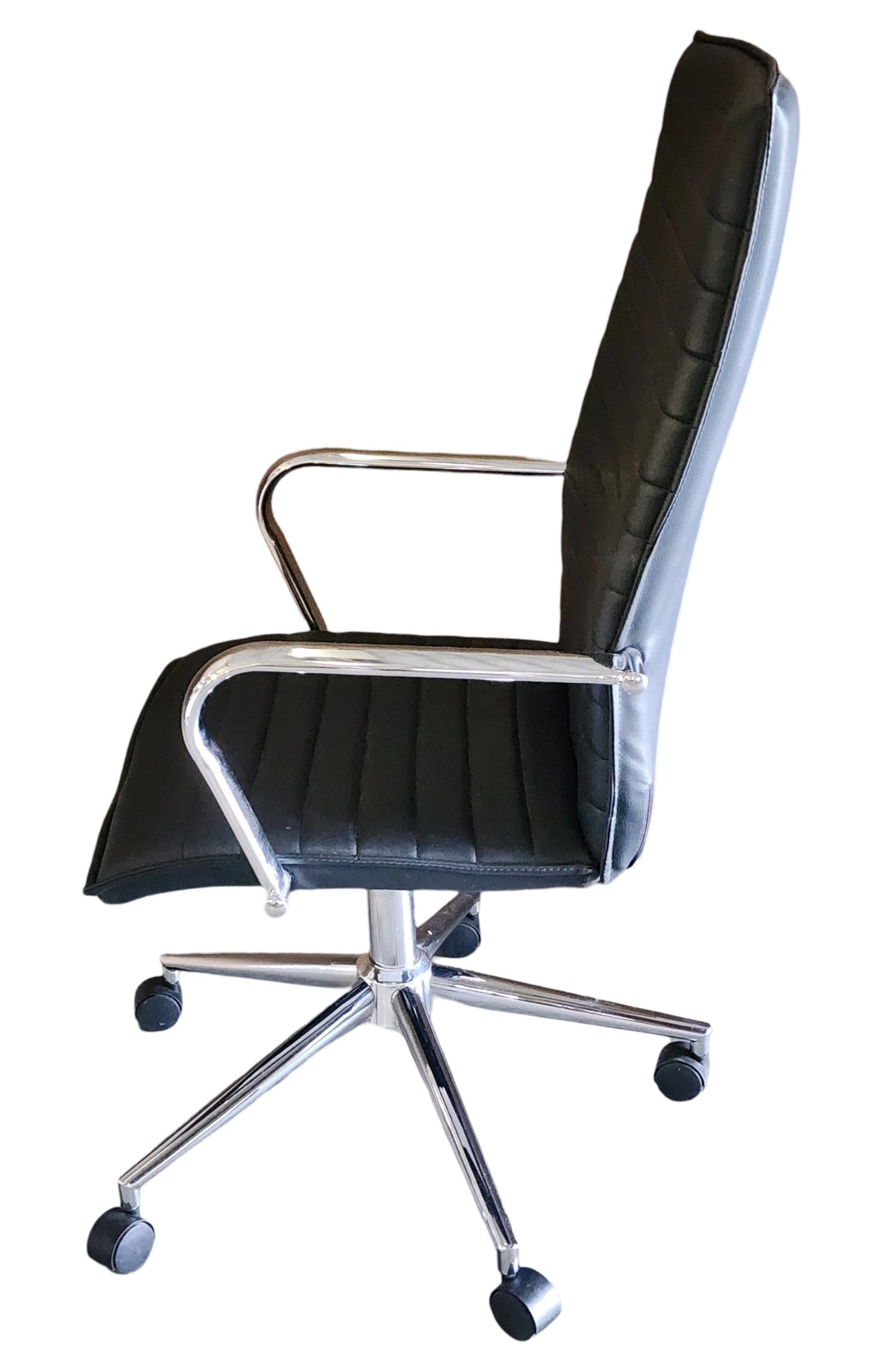 OfficeSource Ridge Collection Executive High Back Task Chair with Chrome Base