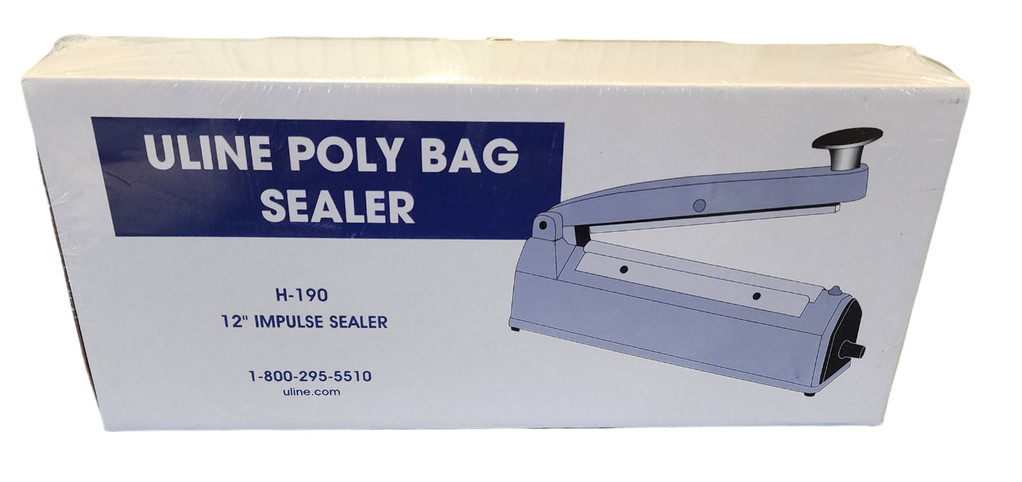 ULINE Tabletop Impulse Sealer 12" Model H-190 - Efficient & Reliable Sealing