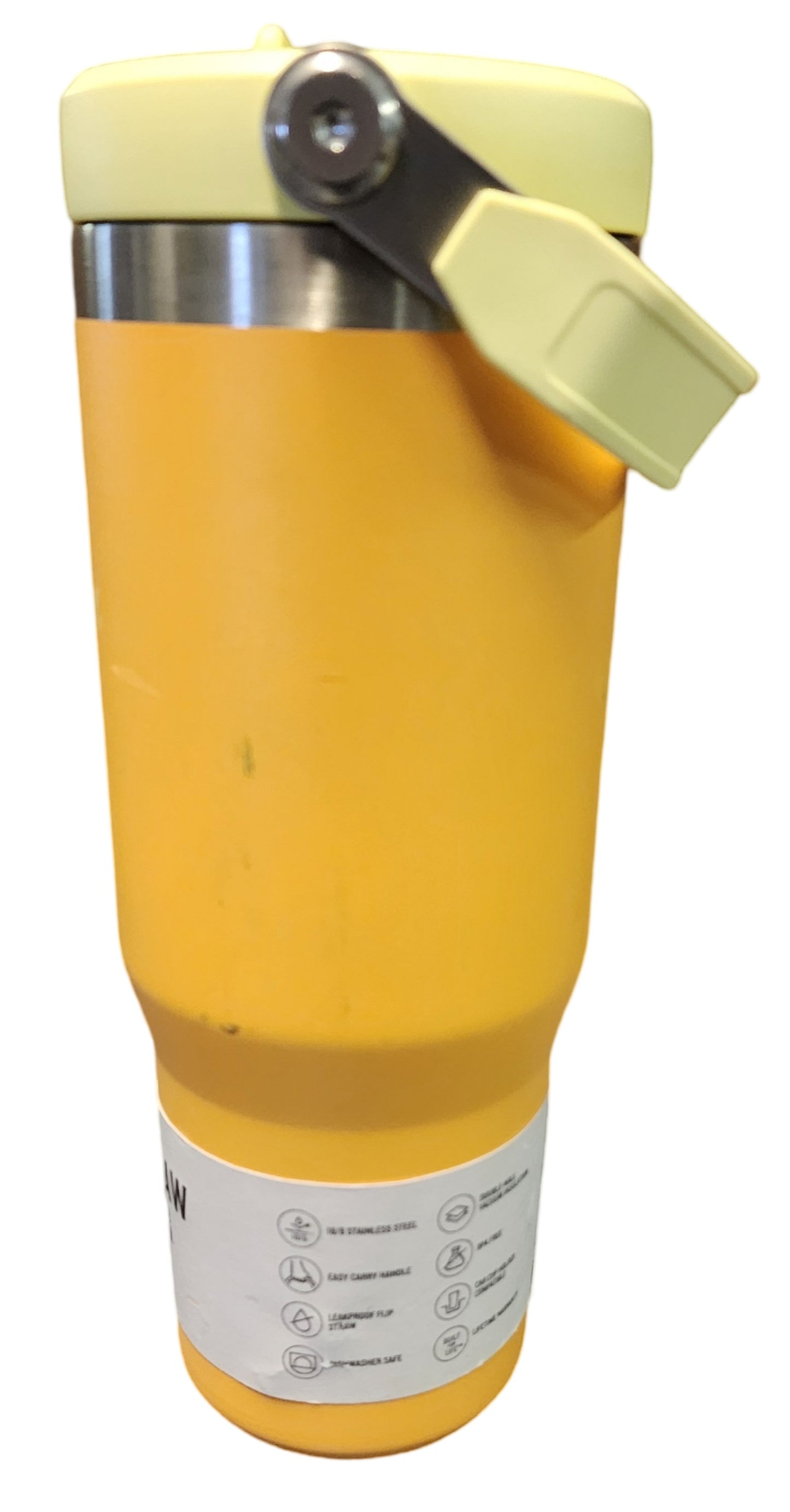 STANLEY Marigold 30 oz Stainless Steel IceFlow Flip Straw Tumbler