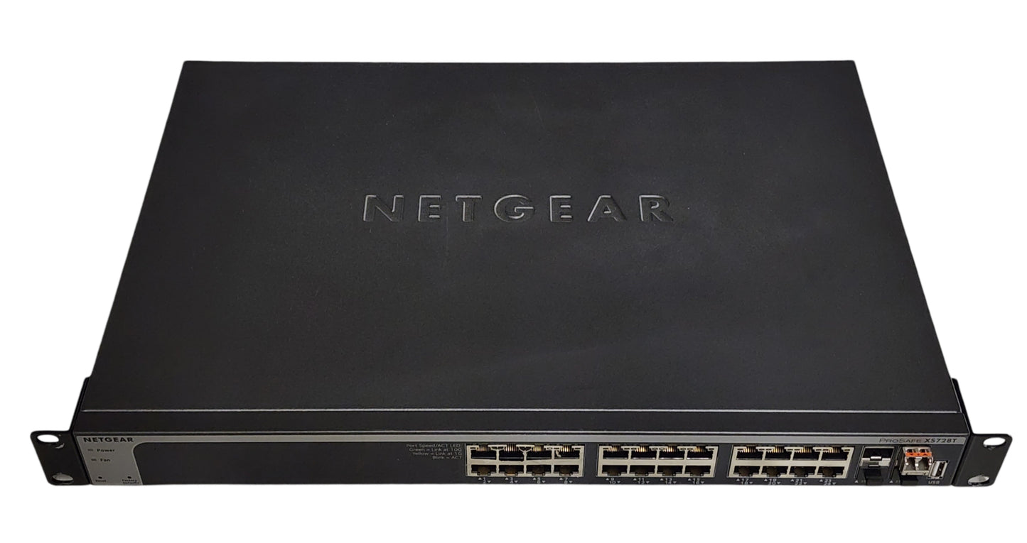 Netgear ProSAFE XS728T | 24-Port 10G Ethernet Smart Switch