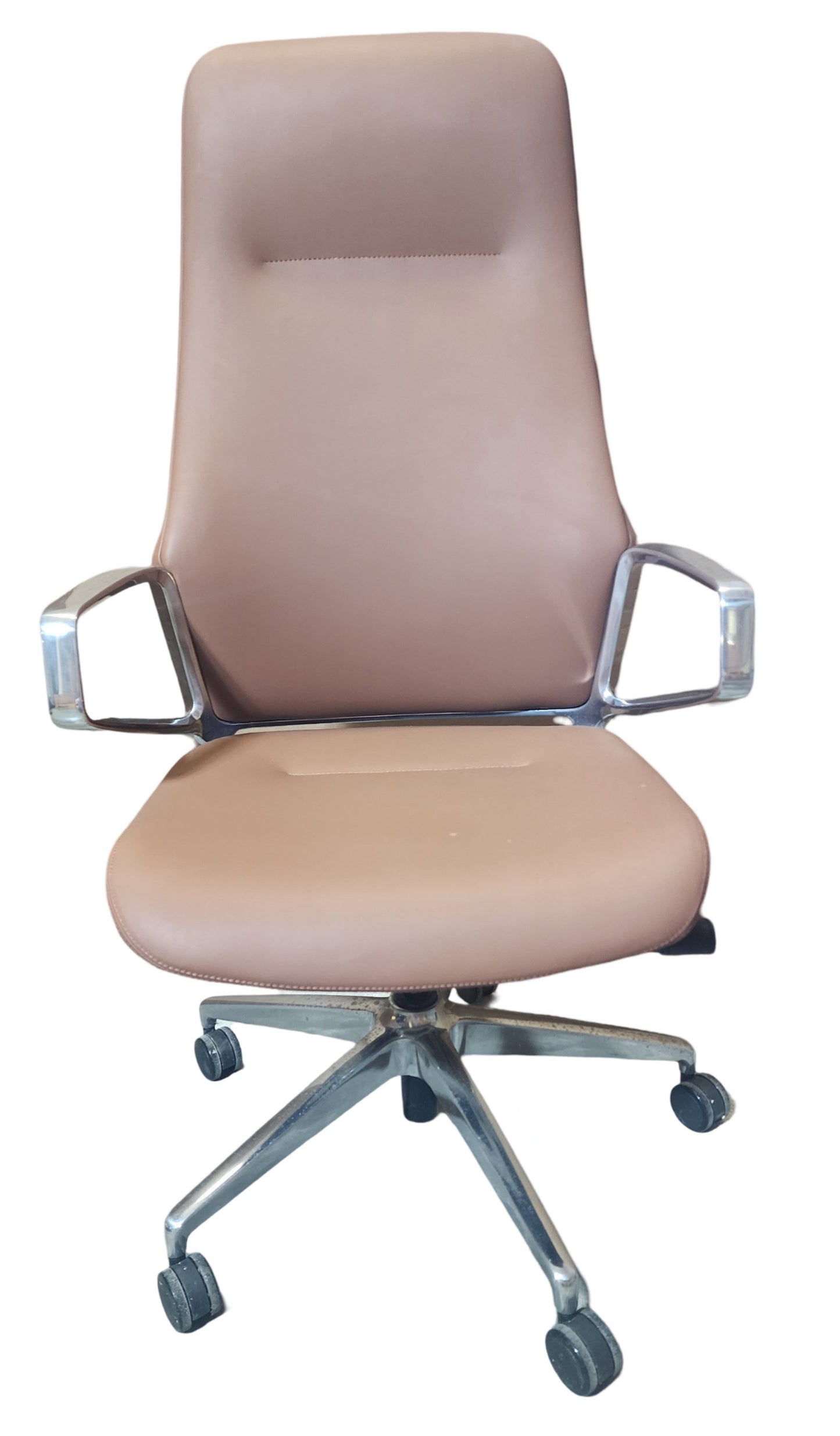 Office Source Veneto Executive High Back Chair - Caramel. Set of 4