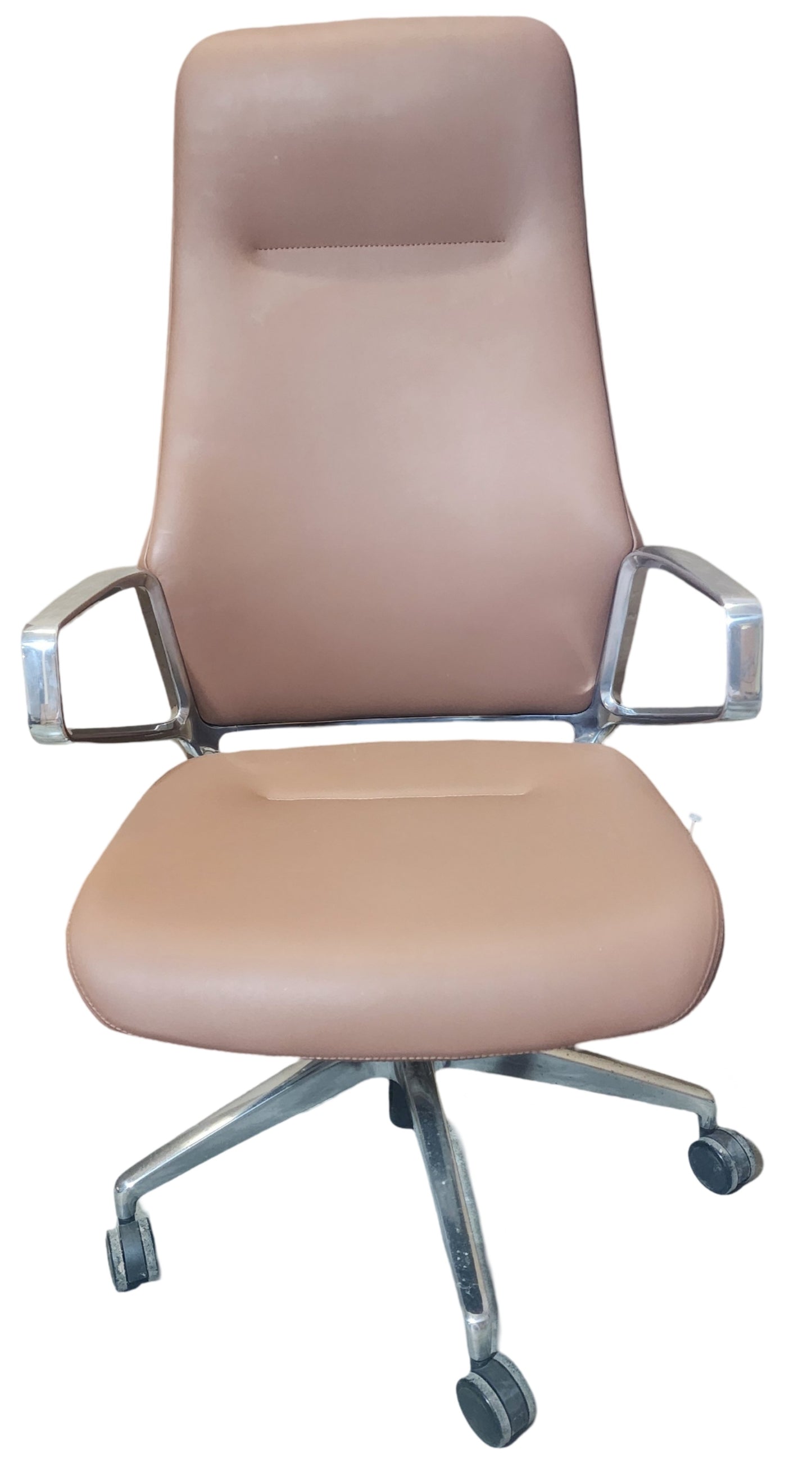 Office Source Veneto Executive High Back Chair - Caramel. Set of 4