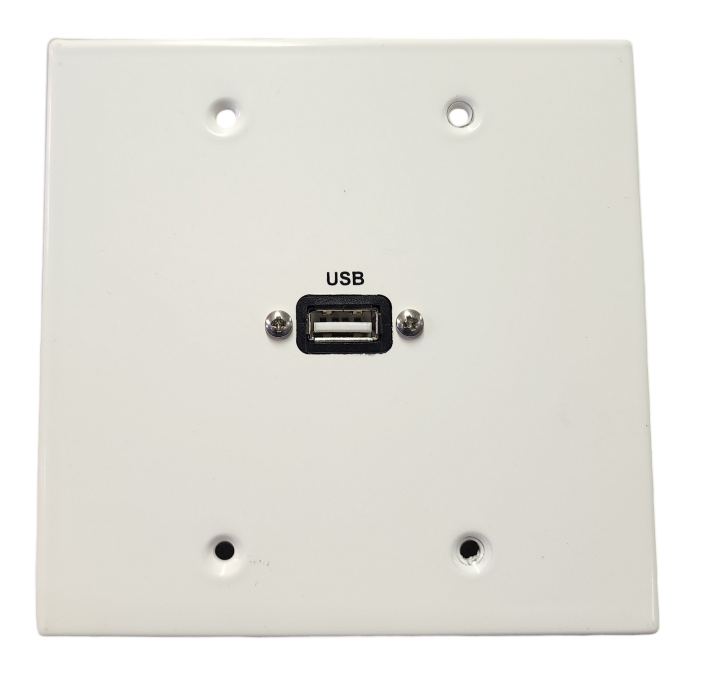 Multimedia Wall Plates in Various Colors and Materials - USB and Audio Options