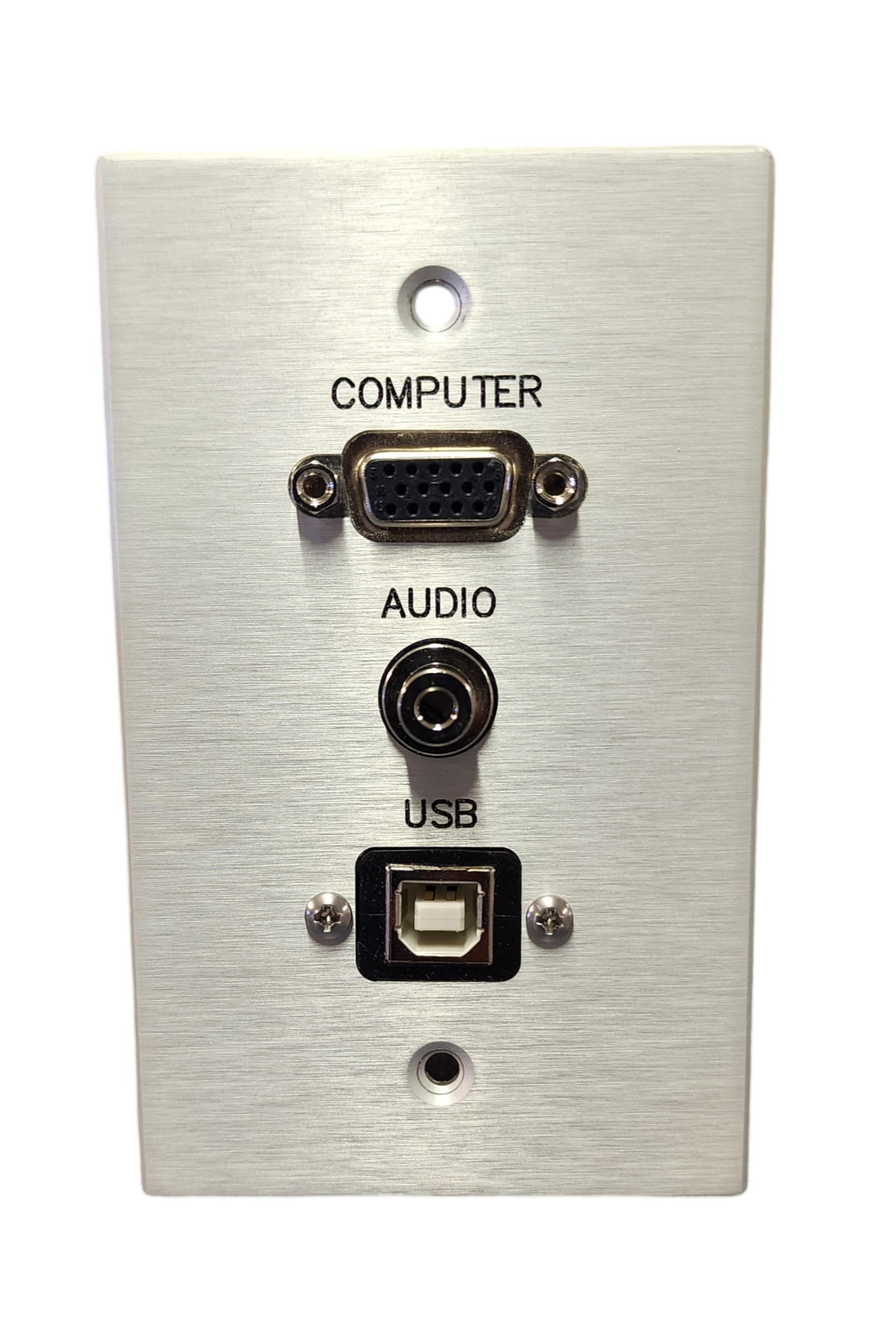 Multimedia Wall Plates in Various Colors and Materials - USB and Audio Options