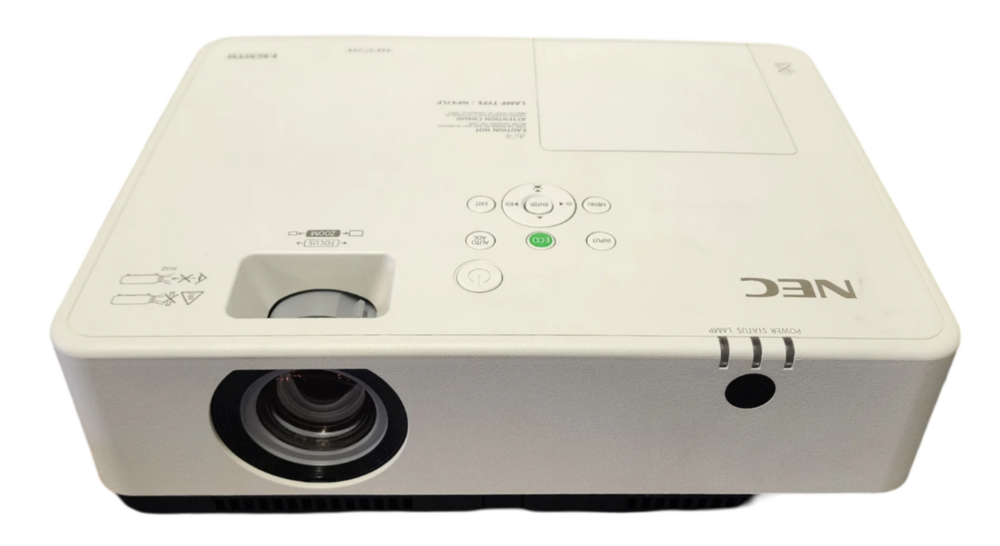 NEC NP-ME372W 3700-Lumen WXGA Projector – 1.7x Zoom