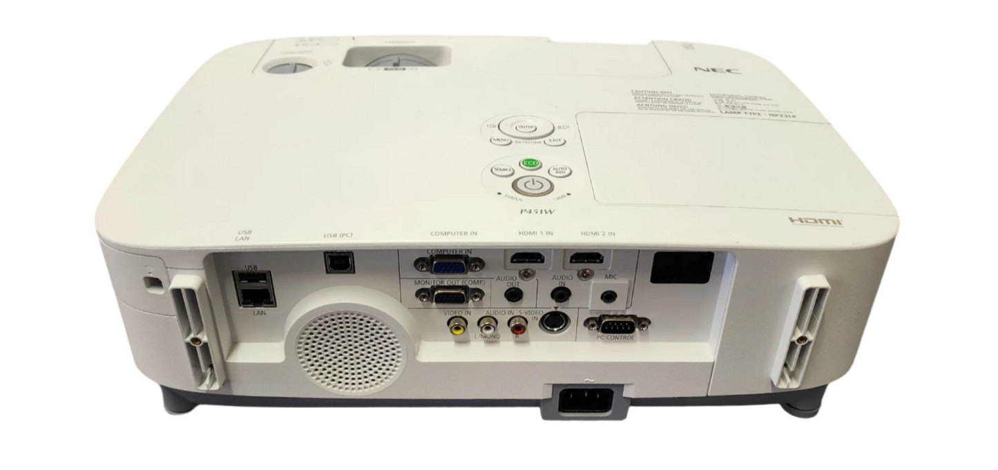 NEC NP-P451W 4500-Lumen Multi-Region Installation Projector