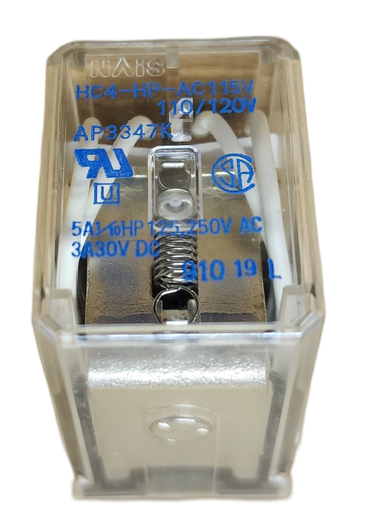 NAIS HC4-HP-AC115V Relay 110/120V AP 3347K-E - Brand New