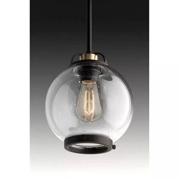 Chronicle 1-Light Antique Bronze Pendant Ceiling Light - Design Series