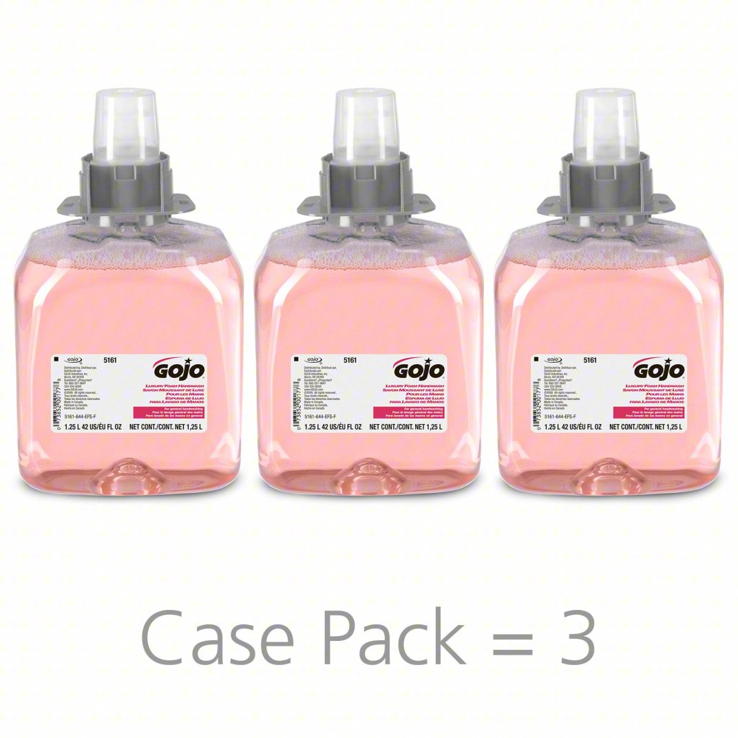 GOJO Hand Soap 1,250 mL refill Cranberry, 3 PK