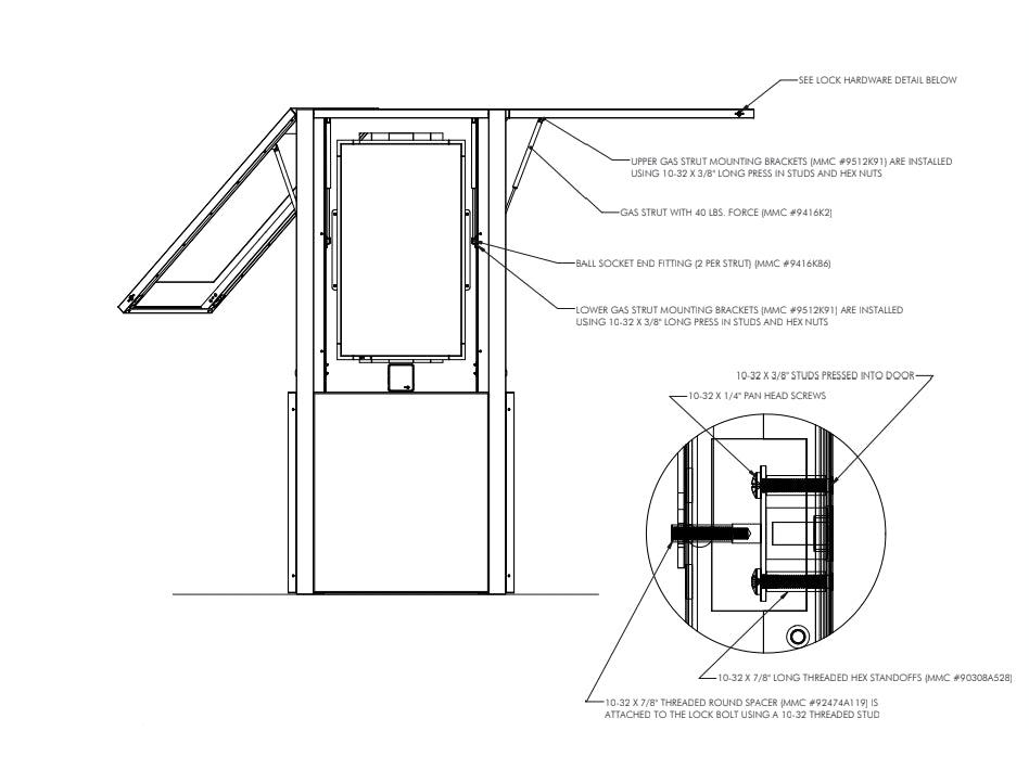 Floorstanding 3-Sided Portrait Kiosk Enclosure for Three 42" Displays, 84" Tall