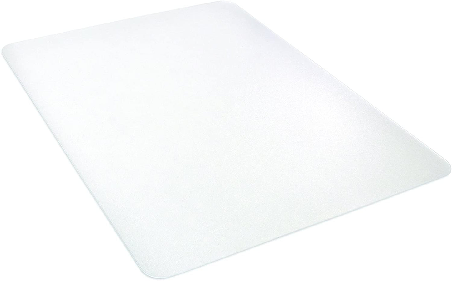 Deflecto Polycarbonate Hardfloor EconoMat Clear Chair Mat, Hard Floor Use, Rectangle, Straight Edge, 45" x 53", Clear CM21242PCCOM