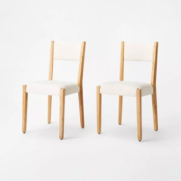 Threshold Studio McGee Yalecrest Dining Chair Set of 2 - Beige