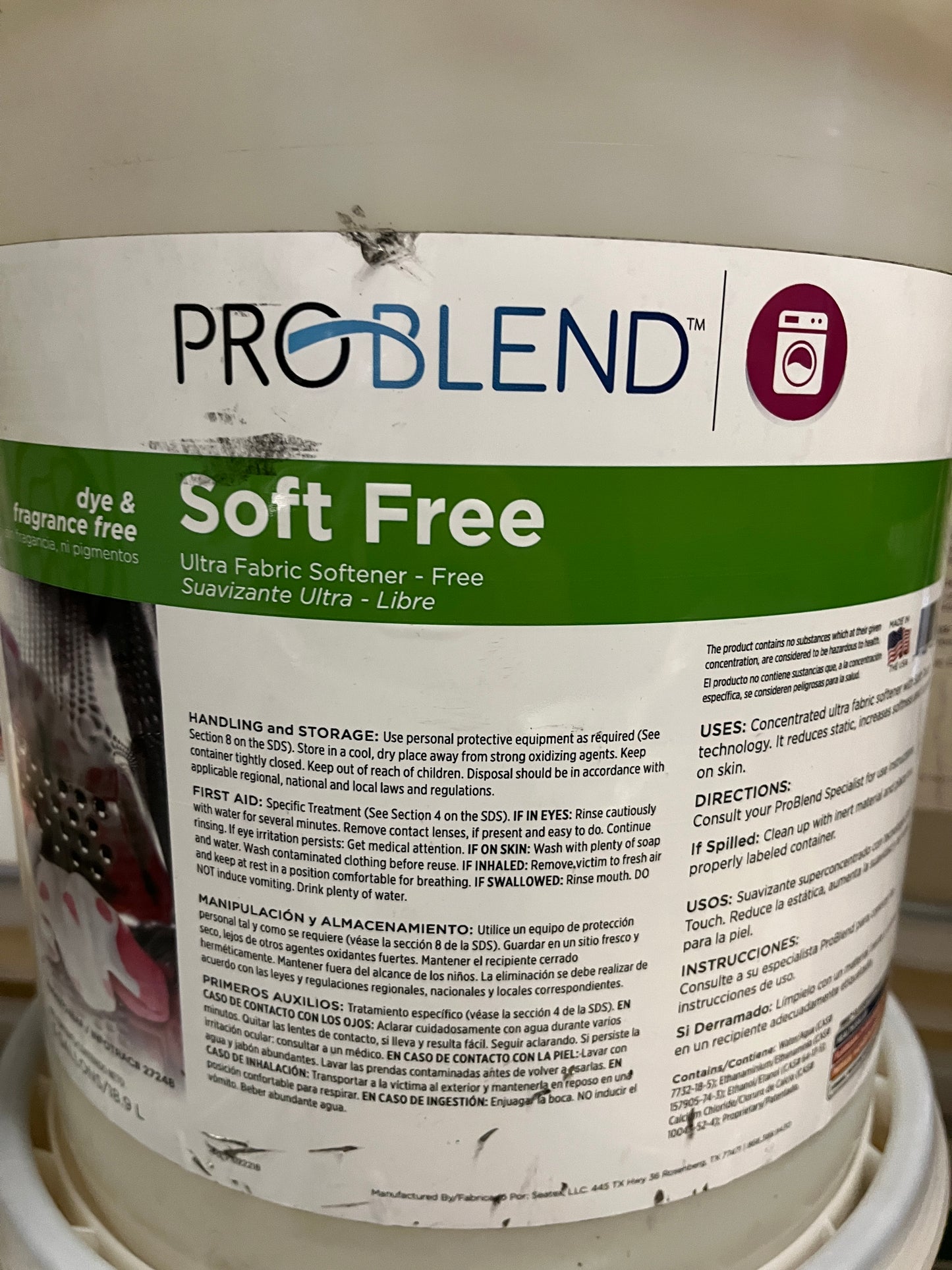 ProBlend™ Soft Free Fabric Softener - 5 Gal.