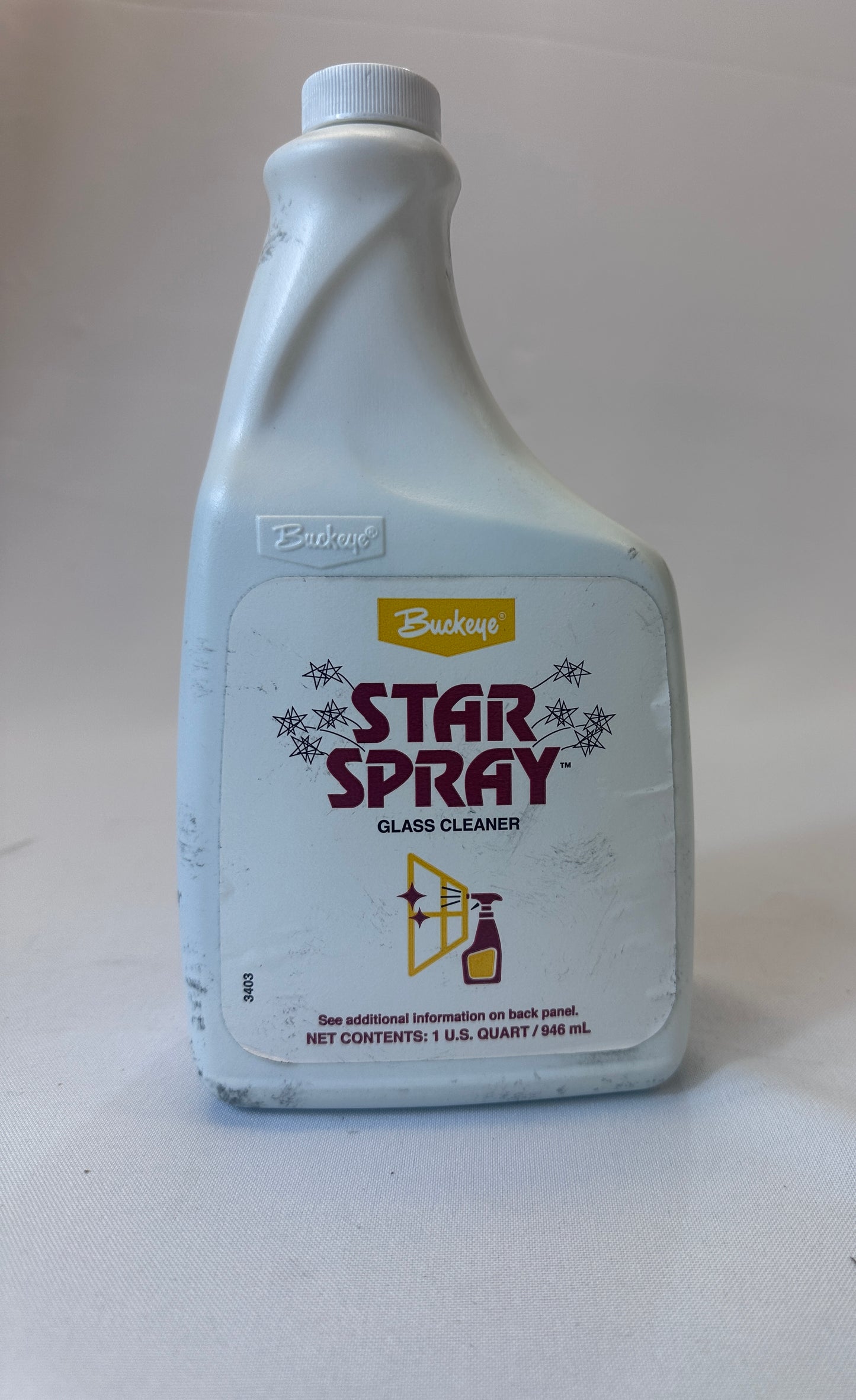 Buckeye® Star Spray™ Glass Cleaner - 1 Quart - Streak-Free, Rapid-Dry Formula