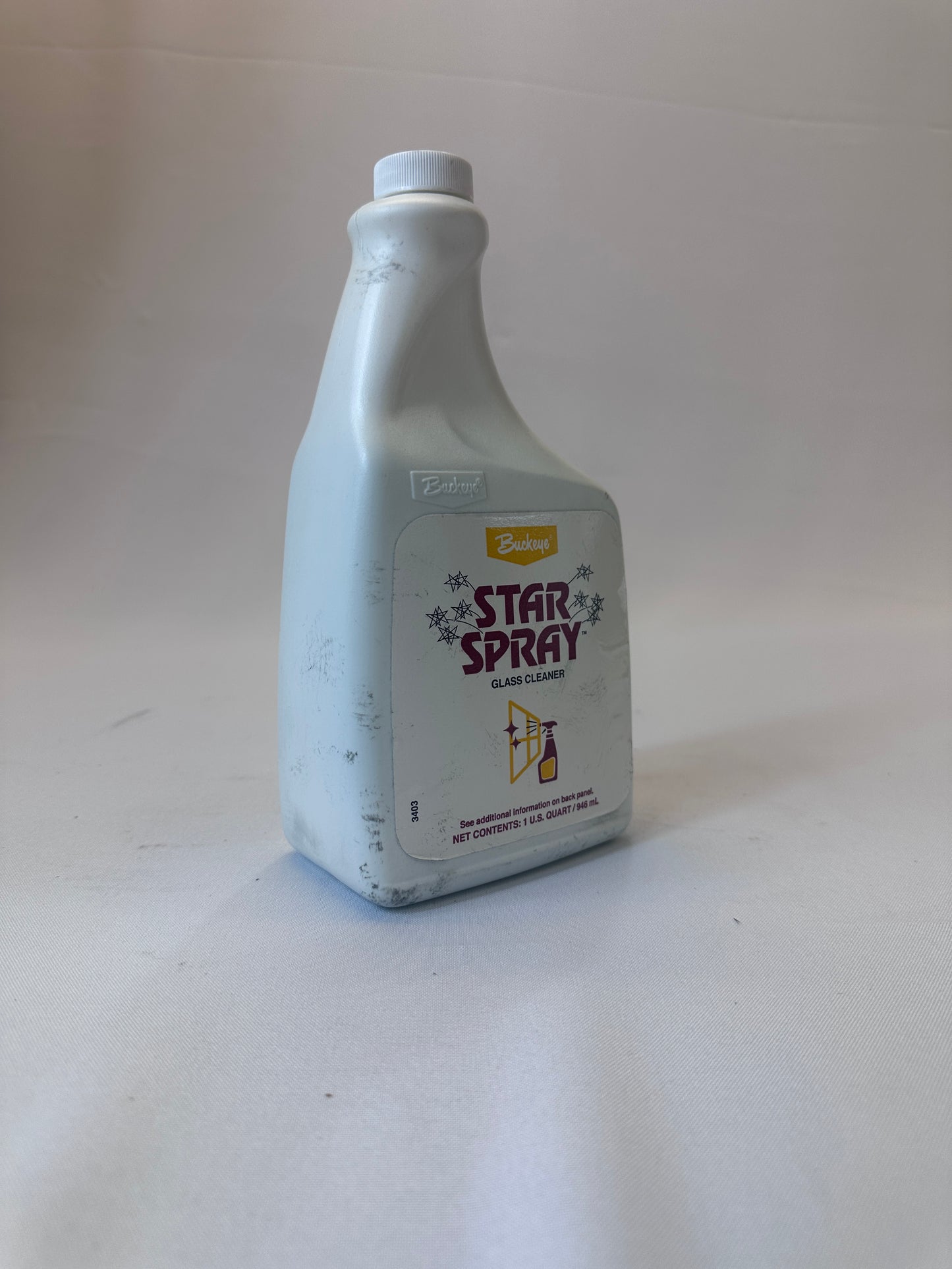 Buckeye® Star Spray™ Glass Cleaner - 1 Quart - Streak-Free, Rapid-Dry Formula