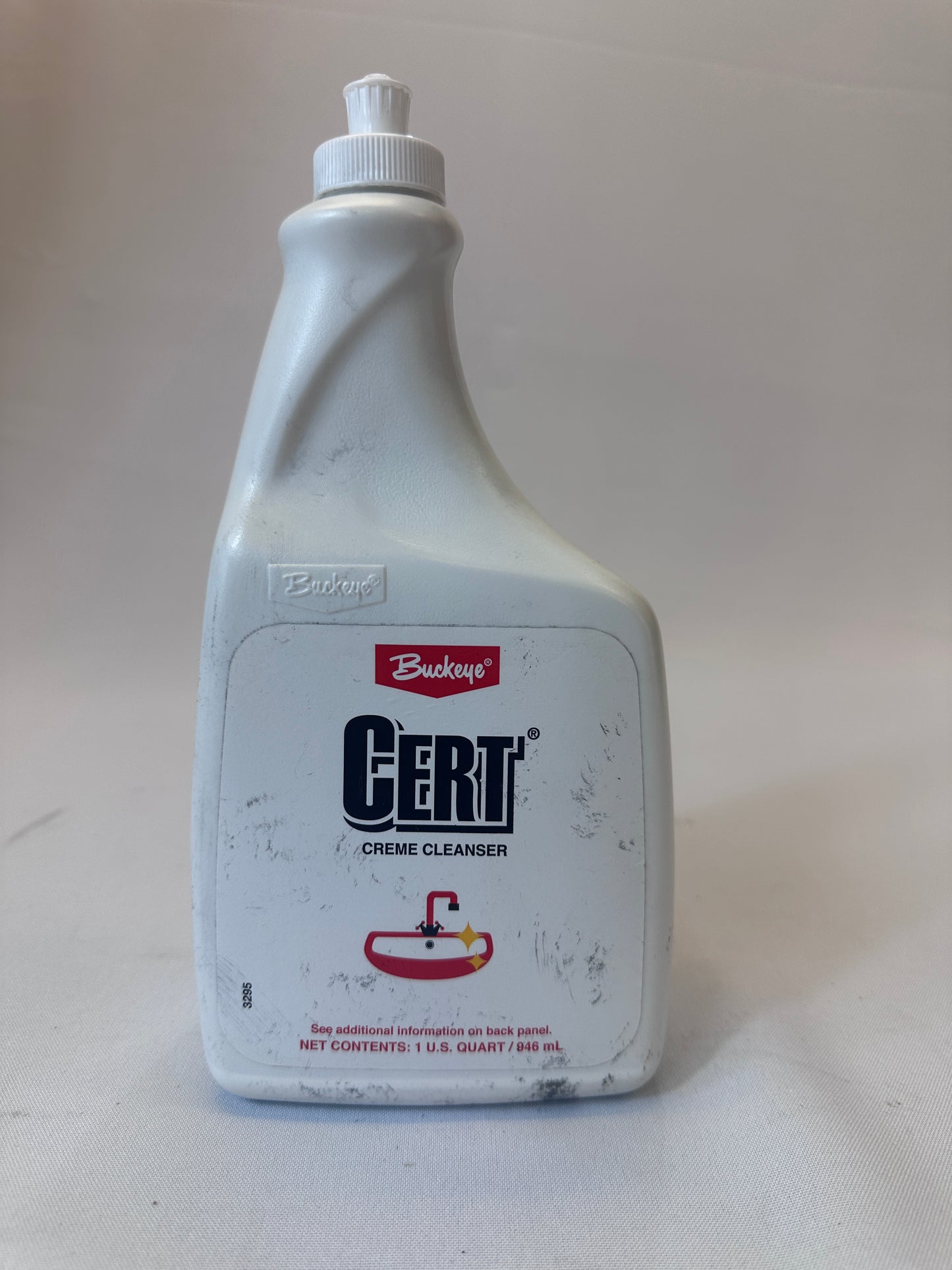 Buckeye® Cert® Crème Cleanser - 1 Quart Heavy-Duty Abrasive Cleaner