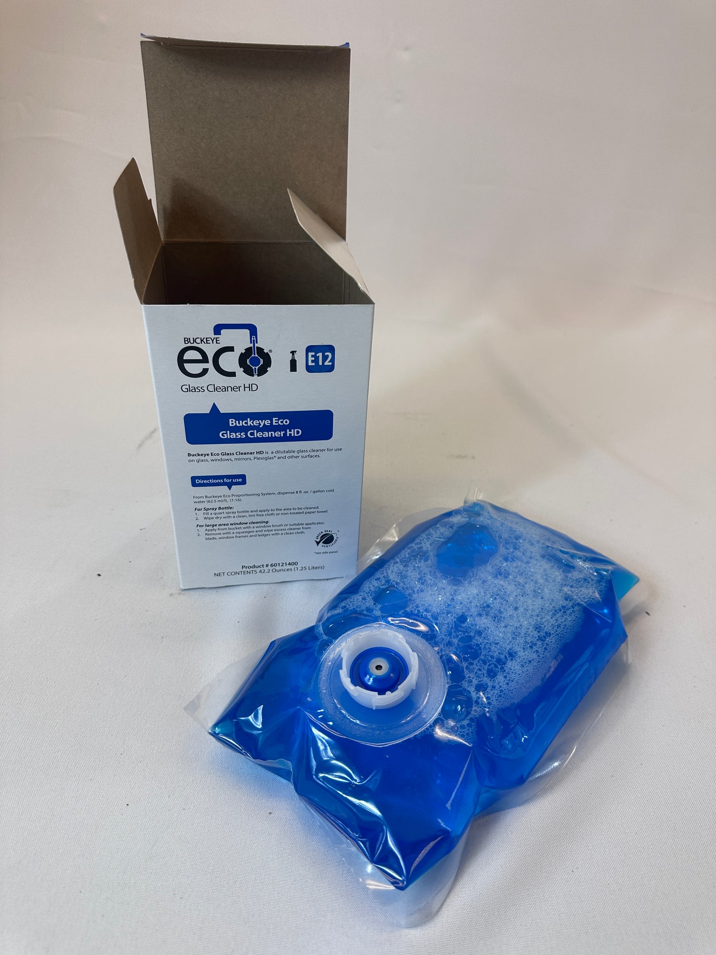 Buckeye® Eco® E12 Glass Cleaner HD - 1.25 L - Item # BU-6012-1400