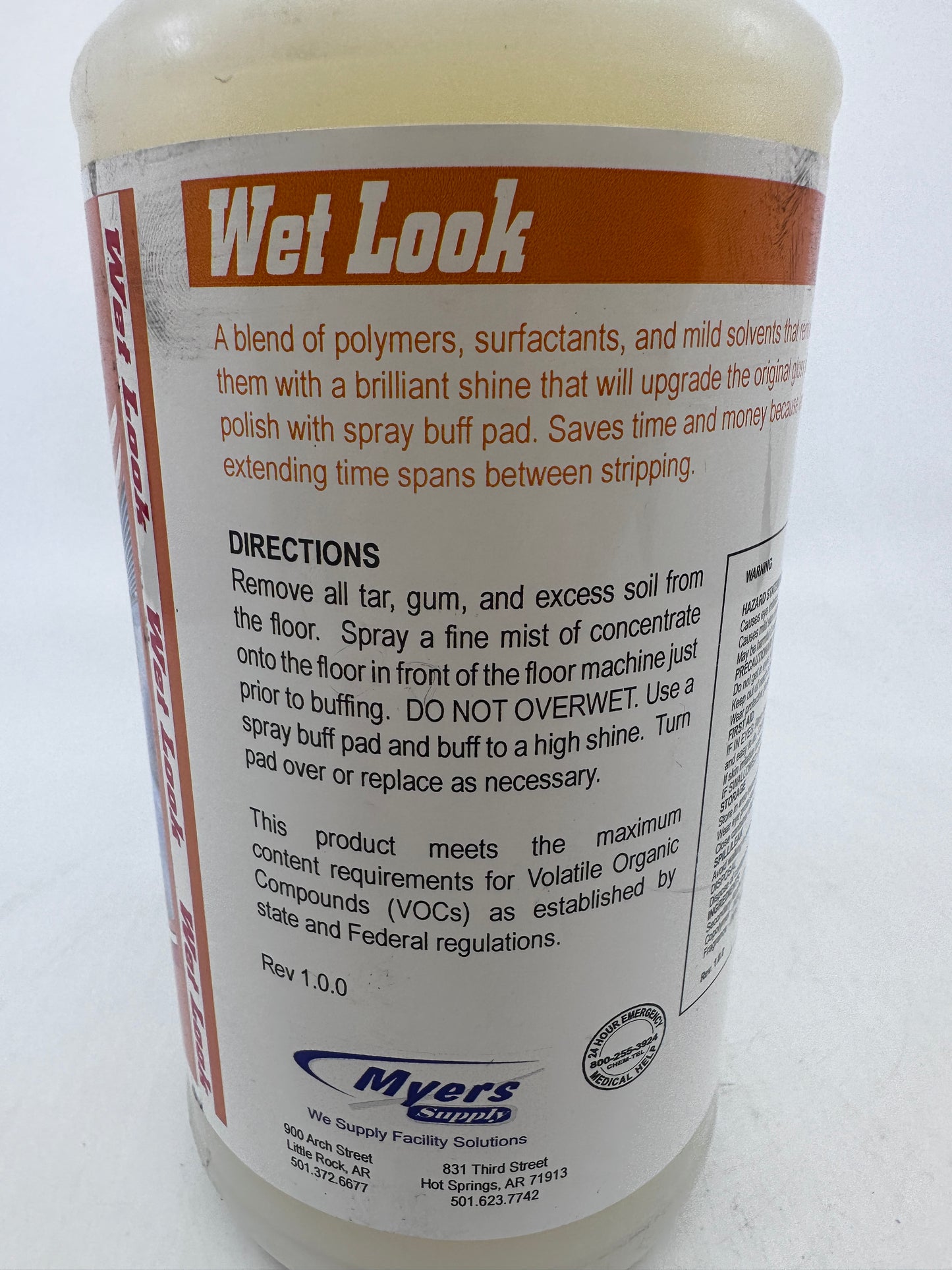 Discovery Wet look Spray Buff Emulsion - 1 Quart - Ready-To-Use Floor Polish