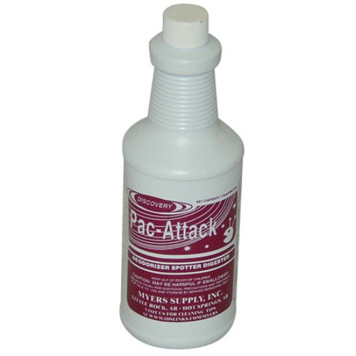 Pac Attack Bio-Enzymatic Deodorizer/Spotter/Digester - 1 Qt - USDA Authorized