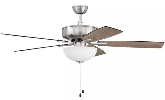 Craftmade Pro Plus 52" Indoor LED Ceiling Fan - Brushed Polished Nickel