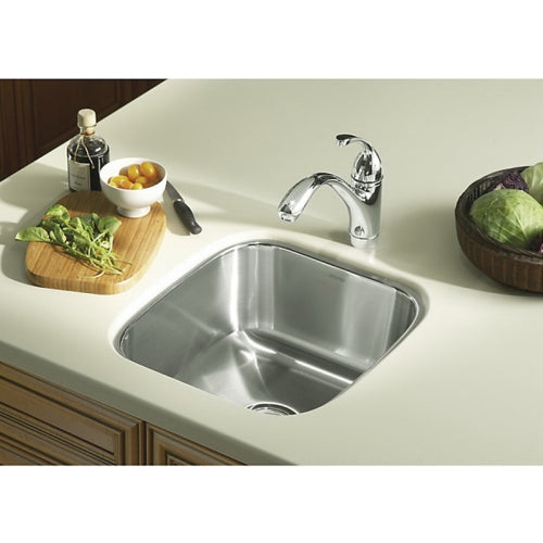 Sterling Springdale Stainless Steel Single Bowl Undermount Kitchen Sink 16.25"x17.75"x8"