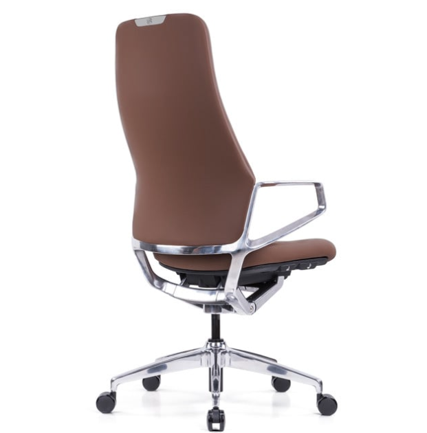 Office Source Veneto Executive High Back Chair - Caramel. Set of 4