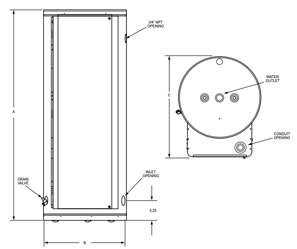 State Water Heaters 119 gal. Electric Commercial Water Heaters