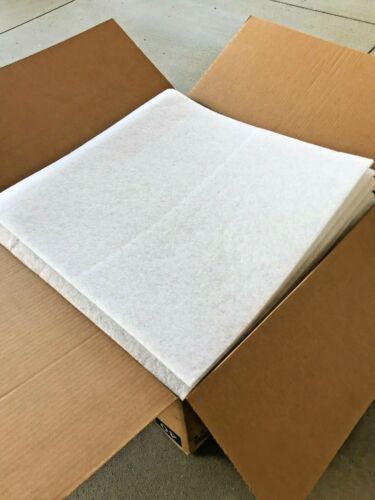 NC Filtration Air Filtration Products Non Woven Pre Filter Pads 24x24x1/2 - 40 Count