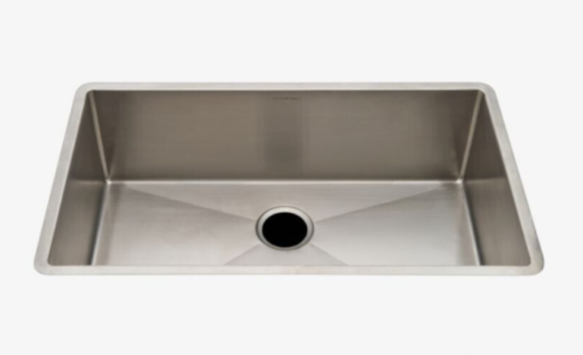 Signature Hardware 32" Atlas Stainless Steel Undermount Kitchen Sink - Pewter