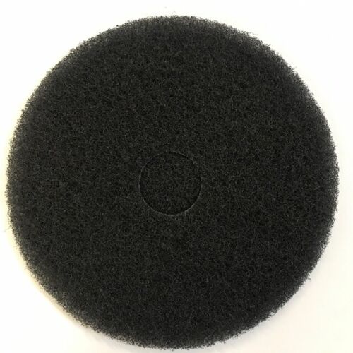 Norton Floor Maintenance Pads 17" Black High Performance Tough Finish - 5 Count