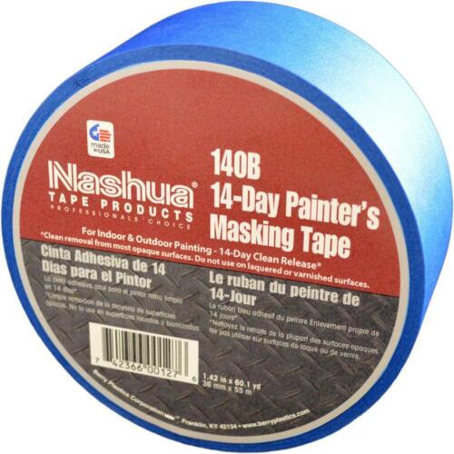 Nashua Tape 1.42 in. x 60.1 yds. 140B 14-Day Blue Painter's Masking Tape - 2 Count