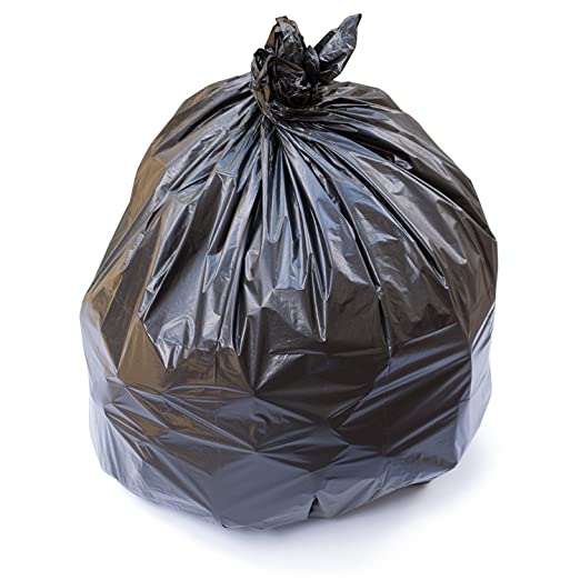 55-60 Gallon Black Garbage Bags  1.5 Mil 38x58  100/case