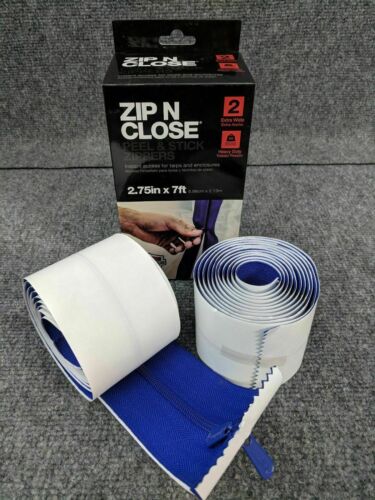 Zip N Close Peel & Stick Zippers  - 2 Count