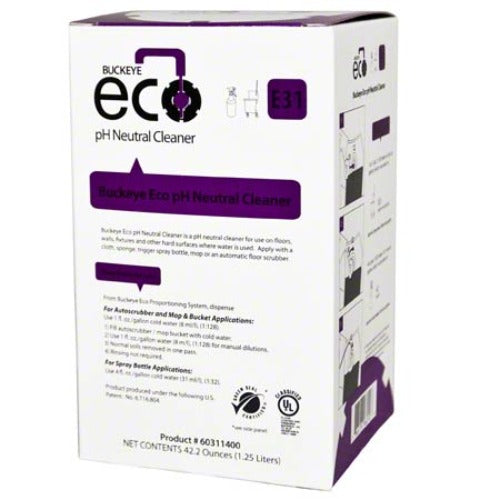 Buckeye® Eco® E31 pH Neutral Cleaner - 1.25 L - Item # BU-6031-1400