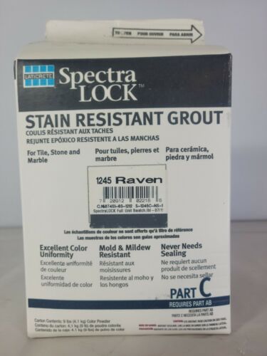 Laticrete SpectraLock - RAVEN 1245 - Part C - Stain Resistant Tile Grout Rapid