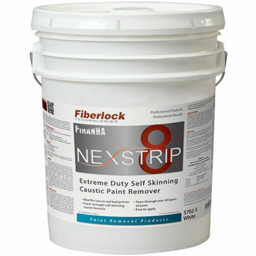 Fiberlock Piranha NexStrip 8 - Extreme Duty Self Skinning Paint Remover - 5 Gal.