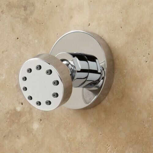 Signature Hardware Classic Swivel Body Spray - Brushed Nickel