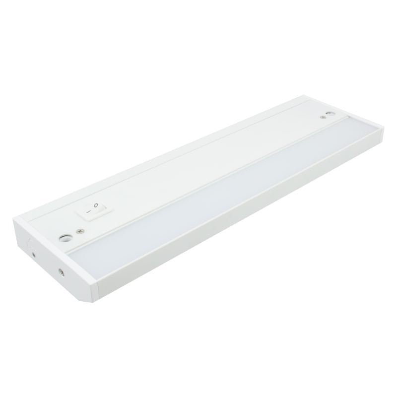 12" - 4 watt LED COMPLETE 2 undercabinet fixture delivers 270 lumens of 3000K warm white light.