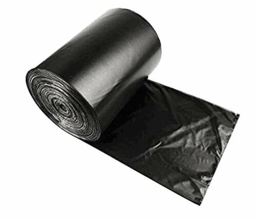 ACM Printed Poly Bags Black 2.1 mil Blended Material 30" X 40" - 100 Count