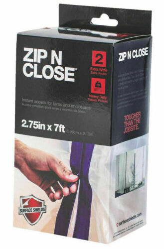 Zip N Close Peel & Stick Zippers  - 2 Count