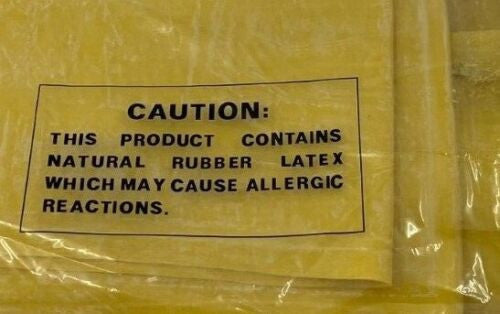 Yellow Hazmat Protective Latex Boot Chemical Safety Shoe Cover 3XL Single or 50/Case