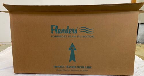 Flanders Scan Tested Alpha Cell HEPA Filters, Clean Room 21.75" x 37.25" x 6.375